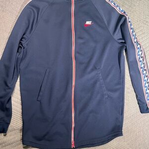 Nike Red and Navy Athletic Jacket